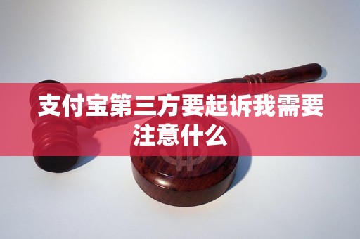 方要起诉我需要注意什么凯发K8国际支付宝第三(图1)